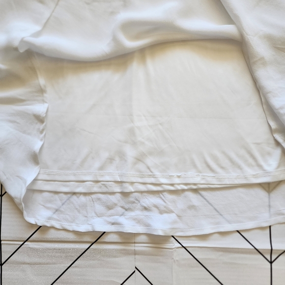 Women's Flutter Short-Sleeve Mini A-Line Dress — Wild Fable, Size XXL, White. - Picture 5 of 8